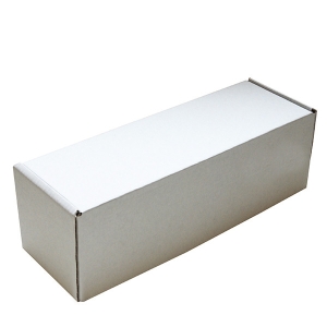 Kite White Cardboard Postal Boxes with Tuck-in-Flaps 363x118x115 mm External 340x110x110 mm Internal - Pack of 50
