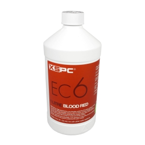 XSPC - EC6 Premixed Low Conductivity PC Coolant - Blood Red - 1 Litre