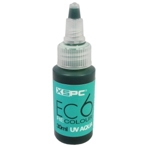 XSPC EC6 Recolour coolant dye - UV aqua - 30 ml
