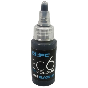 XSPC EC6 Recolour coolant dye - black uv - 30 ml