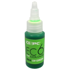XSPC EC6 Recolour coolant dye - UV green - 30 ml