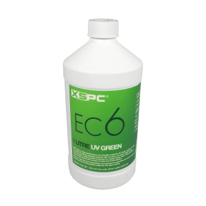 XSPC - EC6 Premixed Low Conductivity PC Coolant - UV Green - 1 Litre