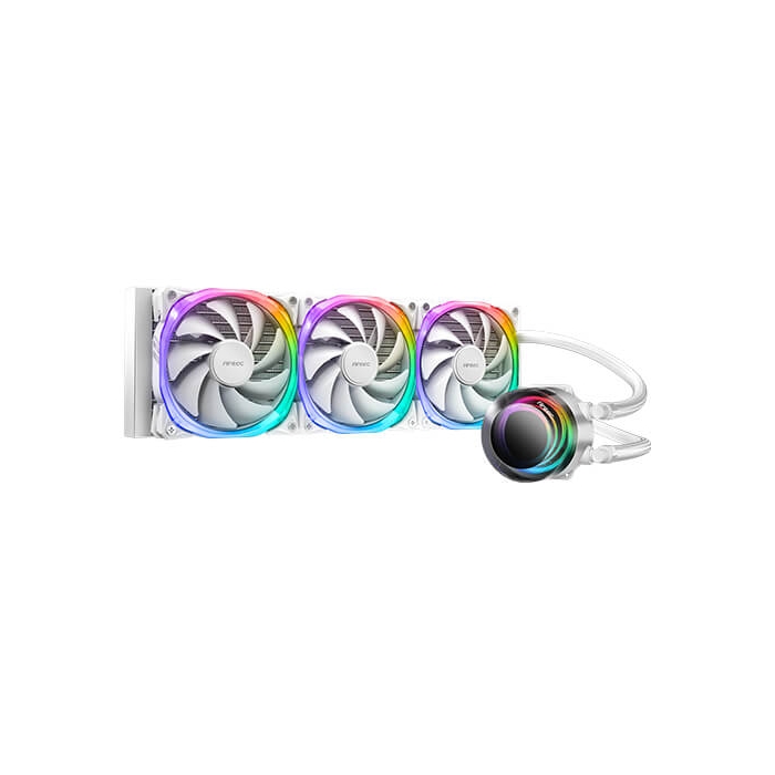 Antec - AIO Liquid CPU Cooler - Vortex 360 ARGB - White