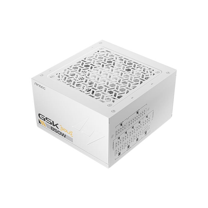 Antec GSK ATX3.1 850W Full Modular 80 Plus Gold Power Supply - White - UK Plug
