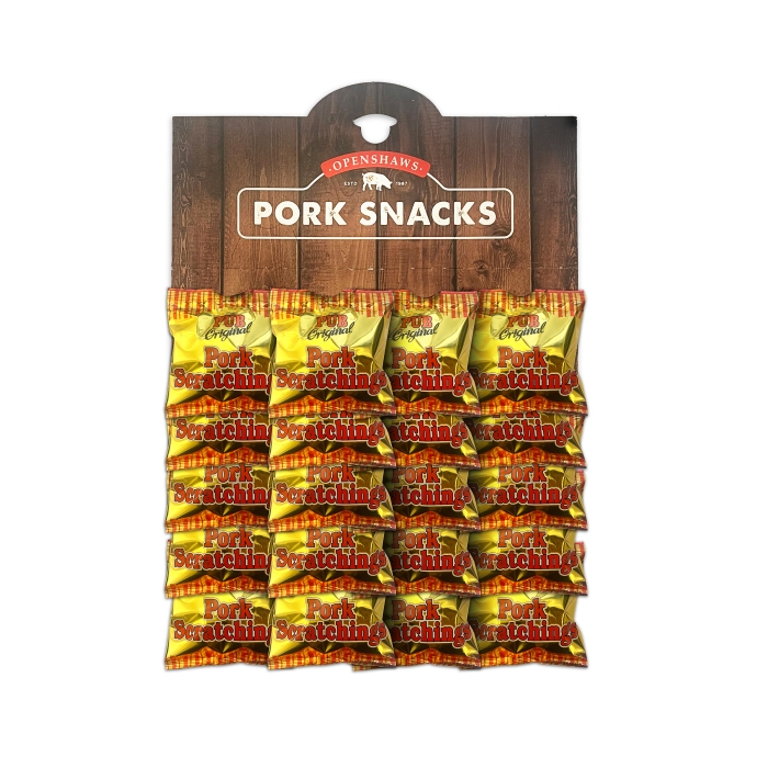 Pub Original - Pork Scratchings - 20 x 18 g