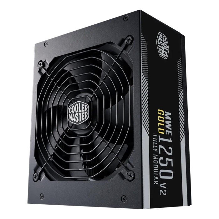 Cooler Master - Power Supply - MWE Gold 1250 V2 Fully Modular - Black