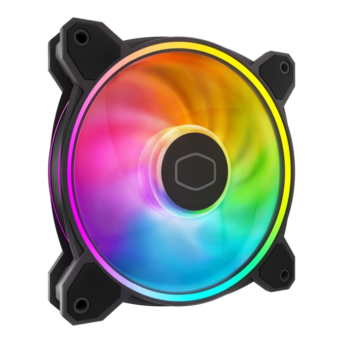 Cooler Master MasterFan MF120 Halo² ARGB 120 mm Case Fan - Black