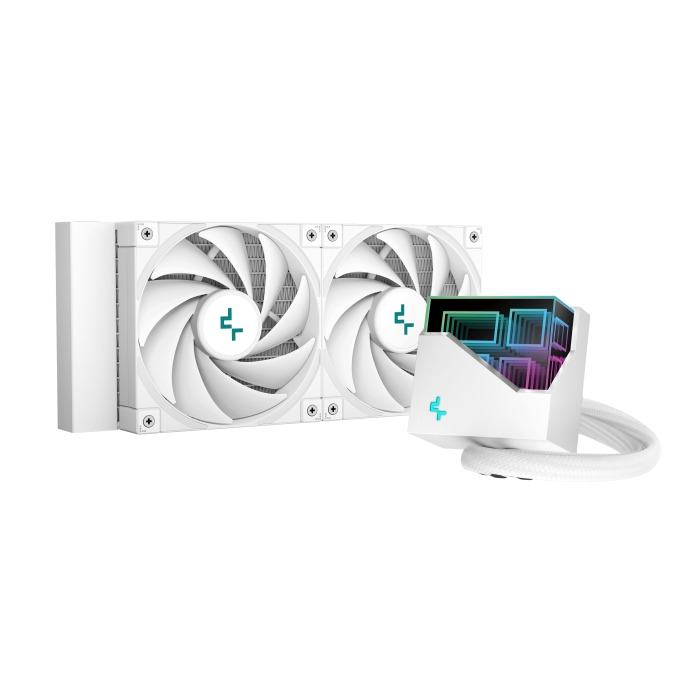DeepCool LT520 AIO Liquid CPU Cooler - White