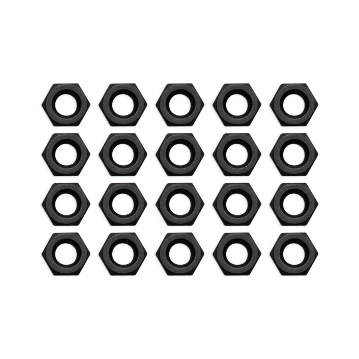 EK-Loop Nuts Set M4 - Black - 20 Pack