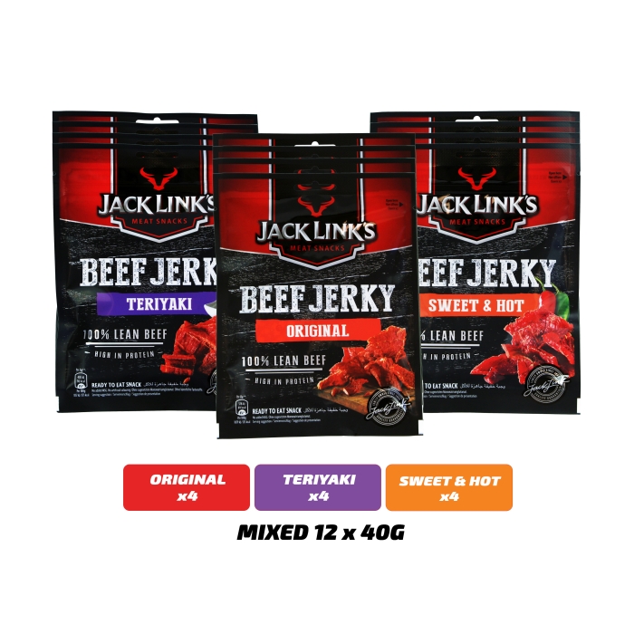 Jack Link's Mixed Variety Box of 12 x 40g