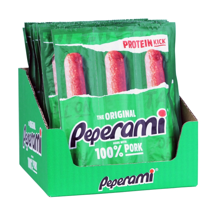 Peperami - Original Flavour - Box of 48 x 20 g (16 x Triple Packs)