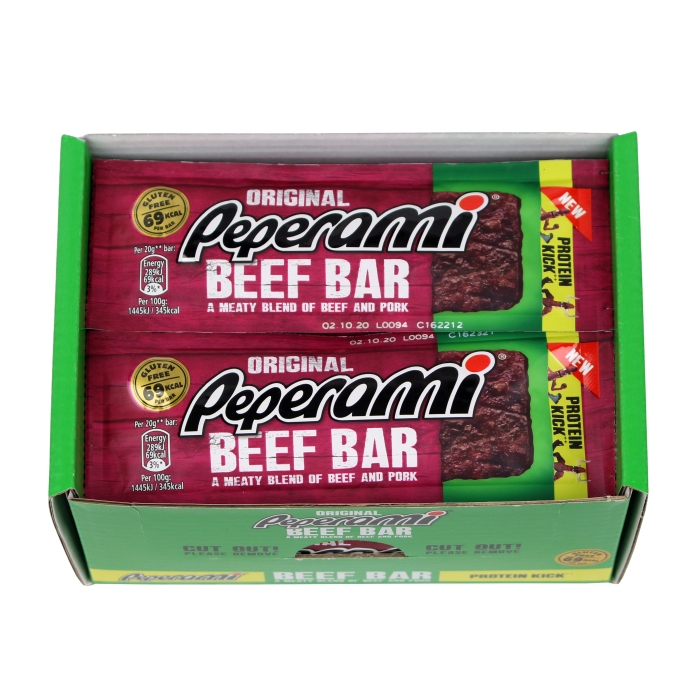 Peperami Beef Bar - Original Flavour - Box of 14 x 20 g