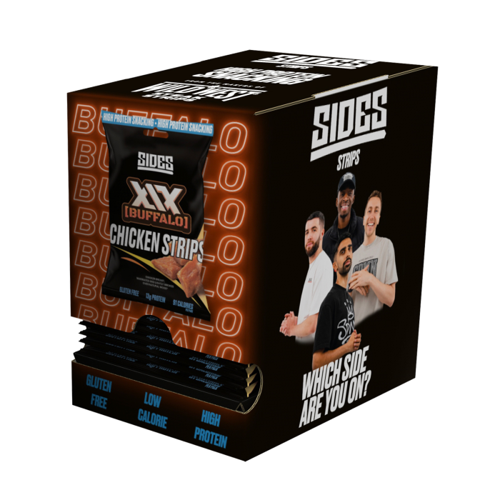 Sides - XIX Buffalo Flavour Chicken Strips - Box of 9 x 35 g