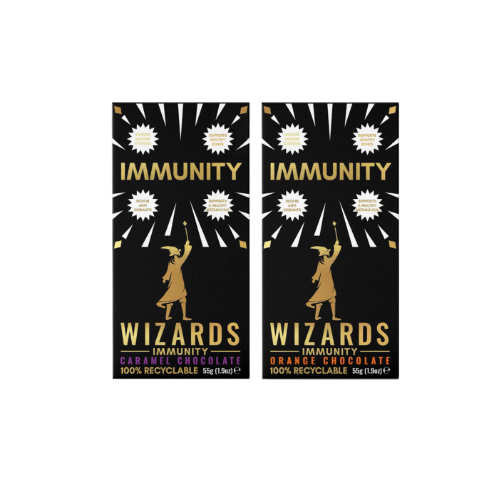 Wizards Immunity Mixed Chocolate  Box of 12 x 55g Bars