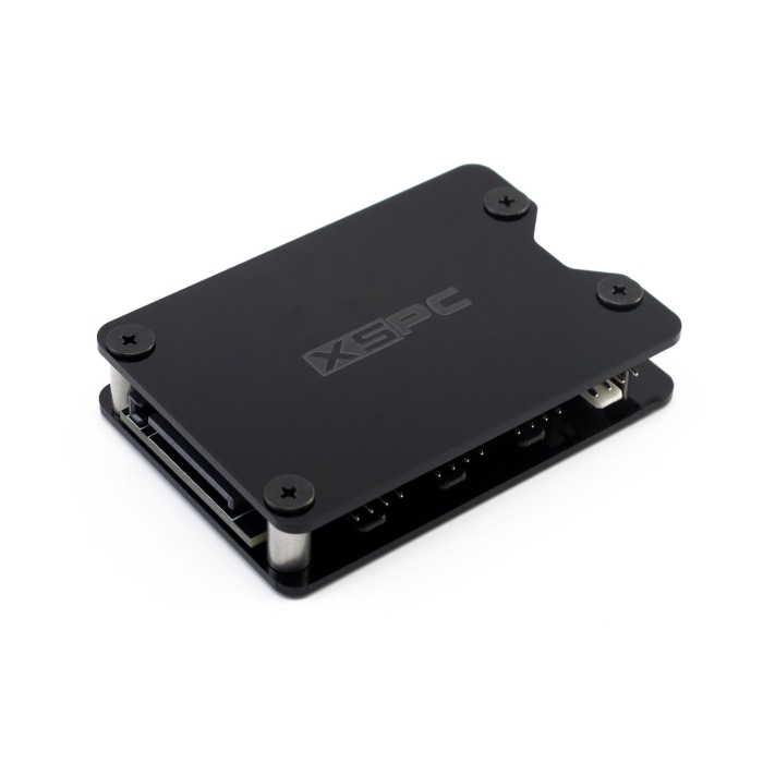 XSPC 8 Way PWM Splitter Hub V2 (SATA Powered) - Black