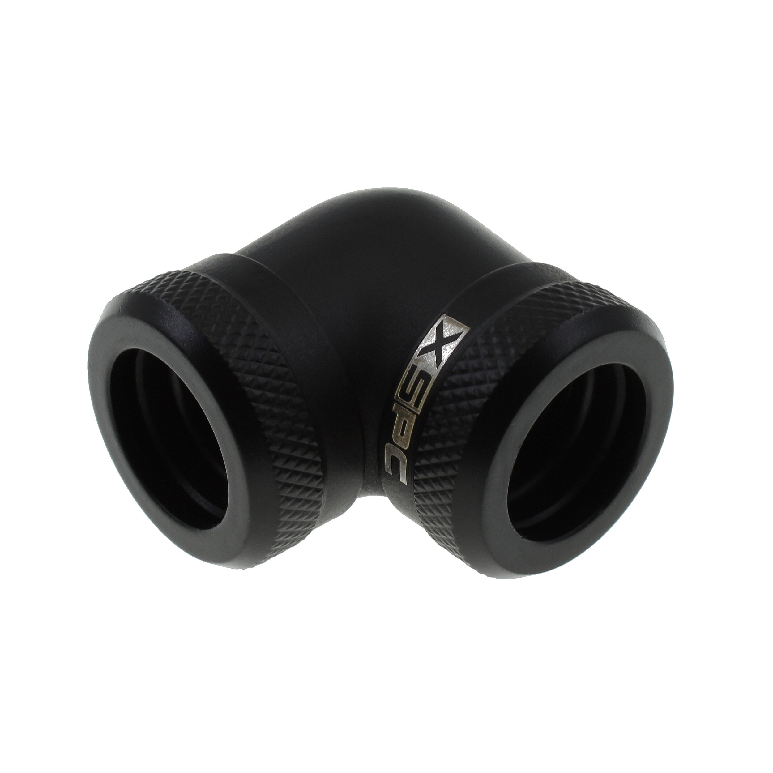 XSPC 14mm PETG Rigid Tubing Elbow Fitting - Matte Black