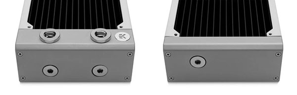 EK-Quantum Surface X240M Multiport Radiator - White